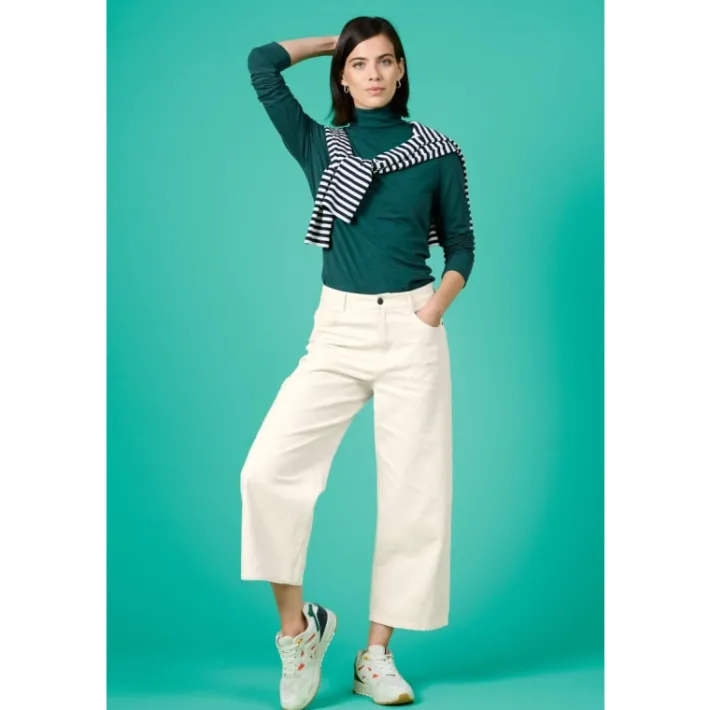 Seasalt Cornwall Barnes Wide Leg Crop Jeans-Women Trousers & Leggings | Jeans