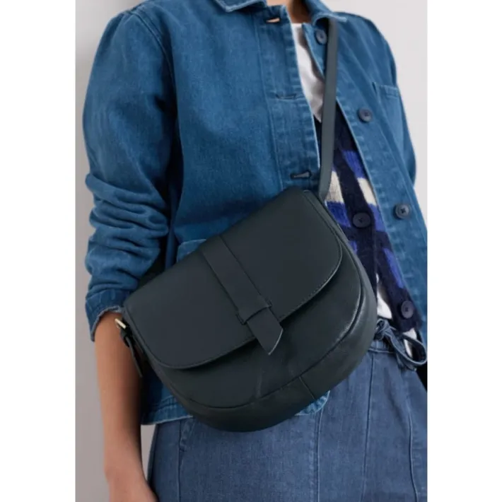 Seasalt Cornwall Bellevalia Leather Cross Body Bag-Women Bags