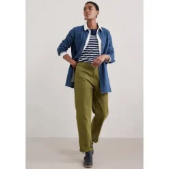 Seasalt Cornwall Cliff Picnic Trousers-Women Trousers & Leggings