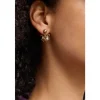 Seasalt Cornwall Corsage Gold-Tone Earrings-Women Jewellery
