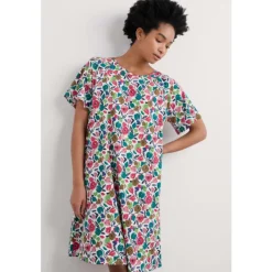 Seasalt Cornwall Day Star Jersey Nightdress-Women Nightwear