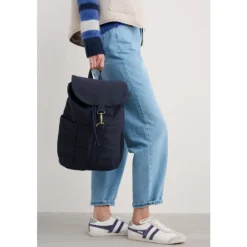 Seasalt Cornwall Daytripper Organic Cotton Backpack-Women Bags