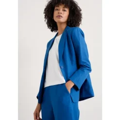 Seasalt Cornwall Erica Linen Blend Blazer-Women Coats & Jackets