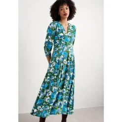 Seasalt Cornwall Etta Printed Above-Ankle Dress-Women Dresses