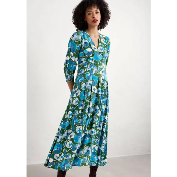 Seasalt Cornwall Etta Printed Above-Ankle Dress-Women Dresses