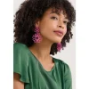 Seasalt Cornwall Flowering Rush Floral Earrings-Women Jewellery