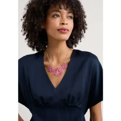 Seasalt Cornwall Flowering Rush Floral Necklace-Women Jewellery