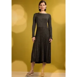 Seasalt Cornwall Glass Stem Sparkly Knitted Dress-Women Dresses