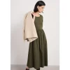 Seasalt Cornwall Madder Jersey Woven Mix Above-Ankle Dress-Women Dresses