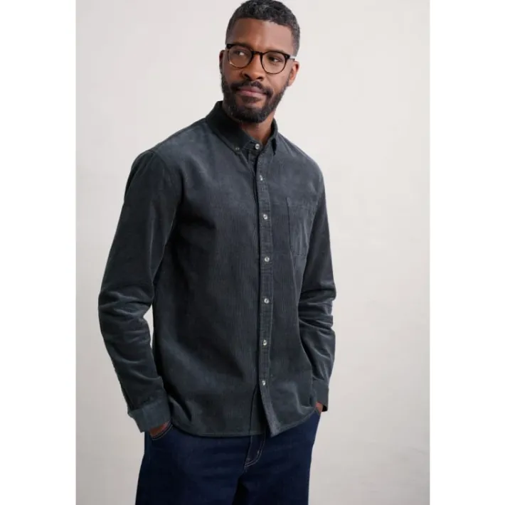 Seasalt Cornwall Men's Cannis Cord Shirt- Tops & T-shirts | Shirts