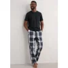 Seasalt Cornwall Men's Connerton Pyjama Trousers in GOTS-Certified Organic Cotton Flannel- Nightwear