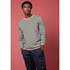 Seasalt Cornwall Men's Crew Neck Sailor Shirt in GOTS-Certified Organic Cotton- Tops & T-shirts