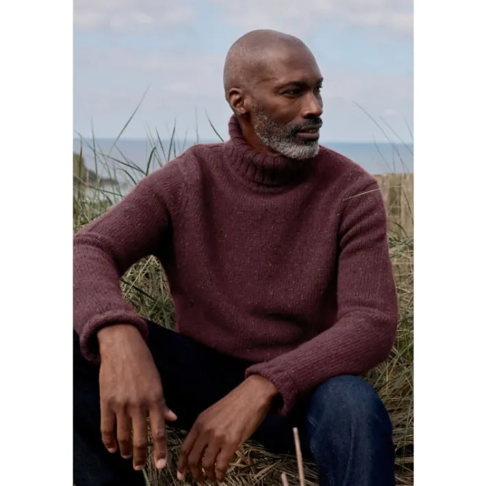 Seasalt Cornwall Men's Foresting Lambswool Jumper- Knitwear