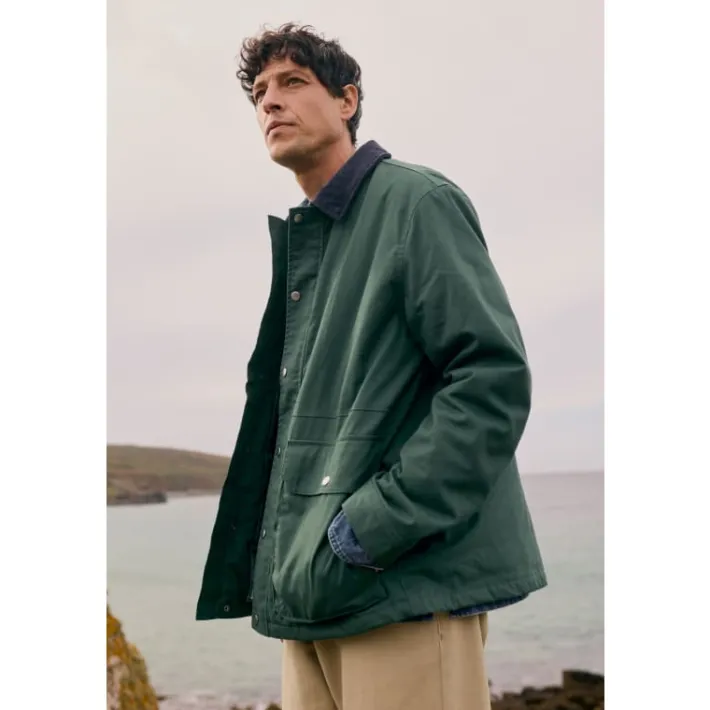 Seasalt Cornwall Men's Marlin Organic Cotton Coat- Coats & Jackets