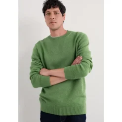 Seasalt Cornwall Men's Moorstone Knitted Organic Cotton Jumper- Knitwear
