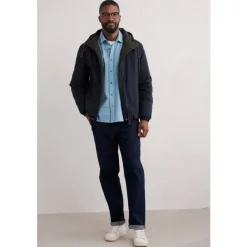 Seasalt Cornwall Men's Moran Reversible Coat- Coats & Jackets | Raincoats