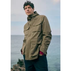Seasalt Cornwall Men's Porthcurno Waterproof Jacket- Coats & Jackets | Raincoats