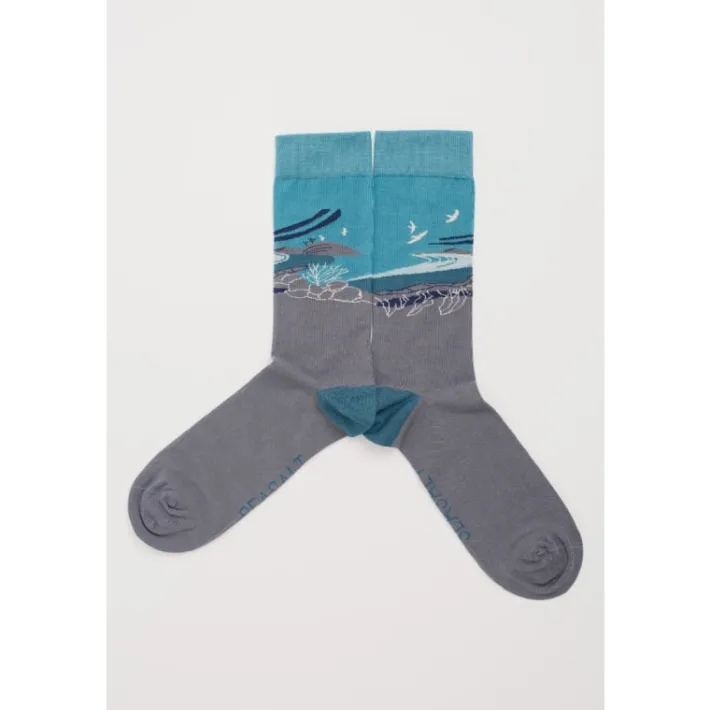 Seasalt Cornwall Men's Postcard Socks- Socks
