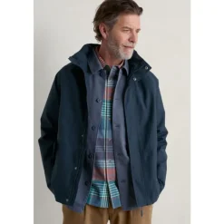Seasalt Cornwall Men's Sea Edge Waterproof Coat- Coats & Jackets | Raincoats