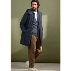 Seasalt Cornwall Men's Stone Wave Waterproof Coat- Coats & Jackets | Raincoats