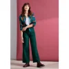 Seasalt Cornwall Milly Wide Leg Denim Trousers-Women Trousers & Leggings