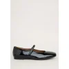 Seasalt Cornwall On The Wing Patent Leather Ballet Shoes-Women Shoes