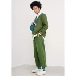 Seasalt Cornwall Painted Forms Organic Cotton Barrel Leg Trousers-Women Trousers & Leggings