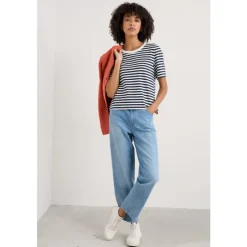 Seasalt Cornwall Penwith Organic Cotton Straight Leg Jeans With Stretch-Women Trousers & Leggings | Jeans