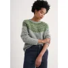 Seasalt Cornwall Port Kinnis Fair Isle Jumper With Merino-Women Knitwear