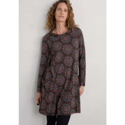 Seasalt Cornwall Sea Oak Swing Dress-Women Dresses