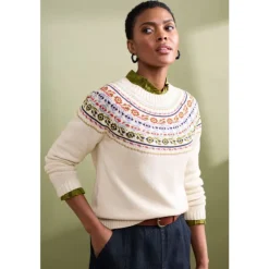 Seasalt Cornwall Stitch Work Jumper-Women Knitwear