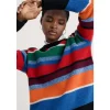 Seasalt Cornwall Thorn Berry Striped Jumper With Merino-Women Knitwear