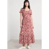 Seasalt Cornwall Tor View Short Sleeve Tiered Jersey Dress-Women Dresses