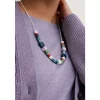 Seasalt Cornwall Vervain Mixed Ceramic Bead Necklace-Women Jewellery