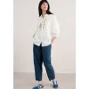 Seasalt Cornwall Vow Cave Tapered Trousers in GOTS-Certified Organic Cotton-Women Trousers & Leggings