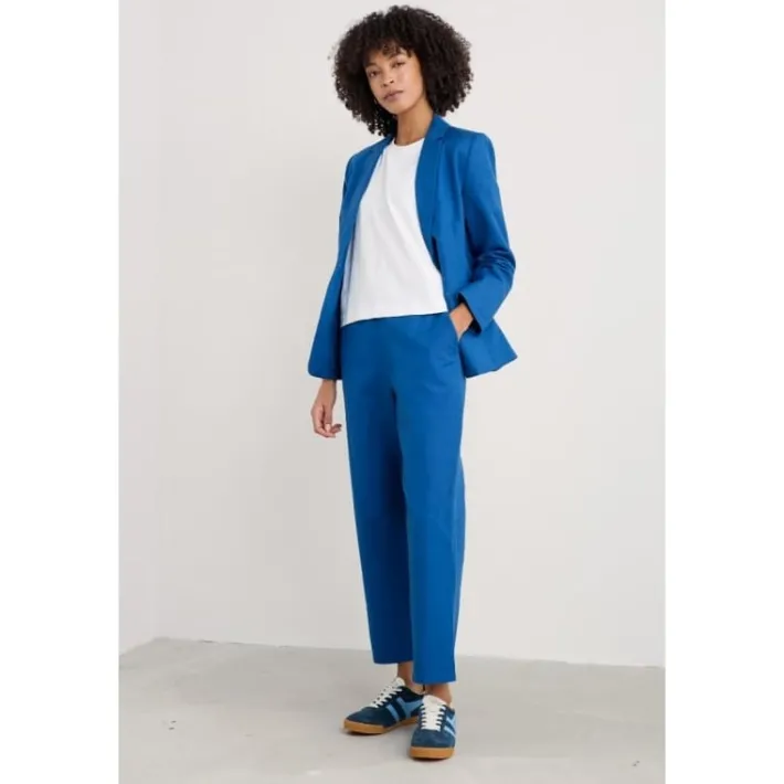 Seasalt Cornwall Westlin Straight Leg Suit Trousers-Women Trousers & Leggings