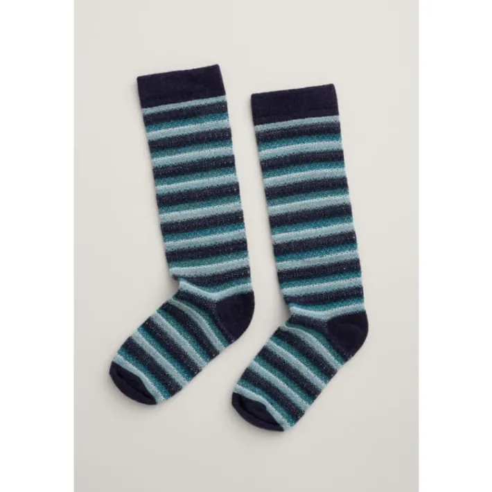 Seasalt Cornwall Women's Bloomin' Good Wool Socks-Women Socks & Tights