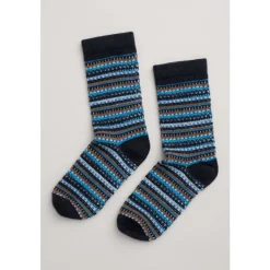 Seasalt Cornwall Women's Fair Isle Socks-Women Socks & Tights
